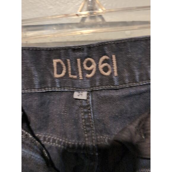 DL1961 Jeans, Russell Slim Straight, Men's Stretch, Dark Blue, 34, Denim Pants‎ - Picture 5 of 7